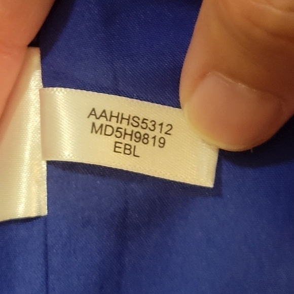 Andrew Marc Women's blue tweed sleeveless sheath dress w/ black detailing size 8 - Picture 8 of 10